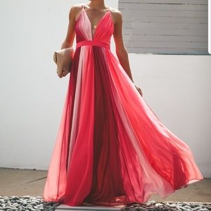 Pink Vici maxi dress